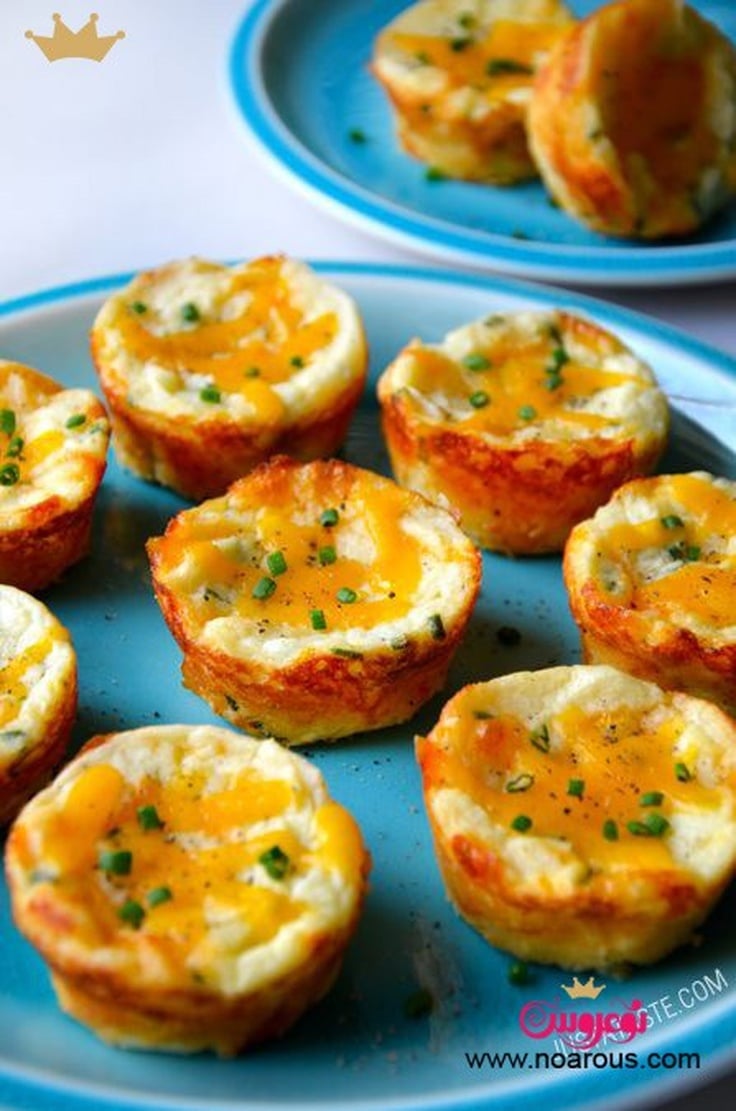 Cheesy Leftover Mashed Potato Muffins