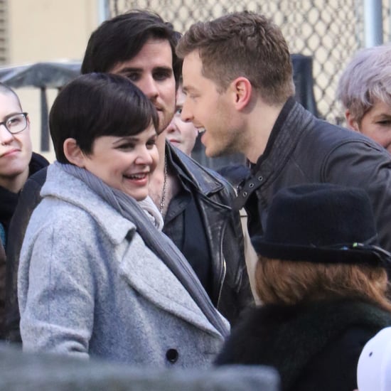 Ginnifer Goodwin and Josh Dallas on OUAT Set March 2016