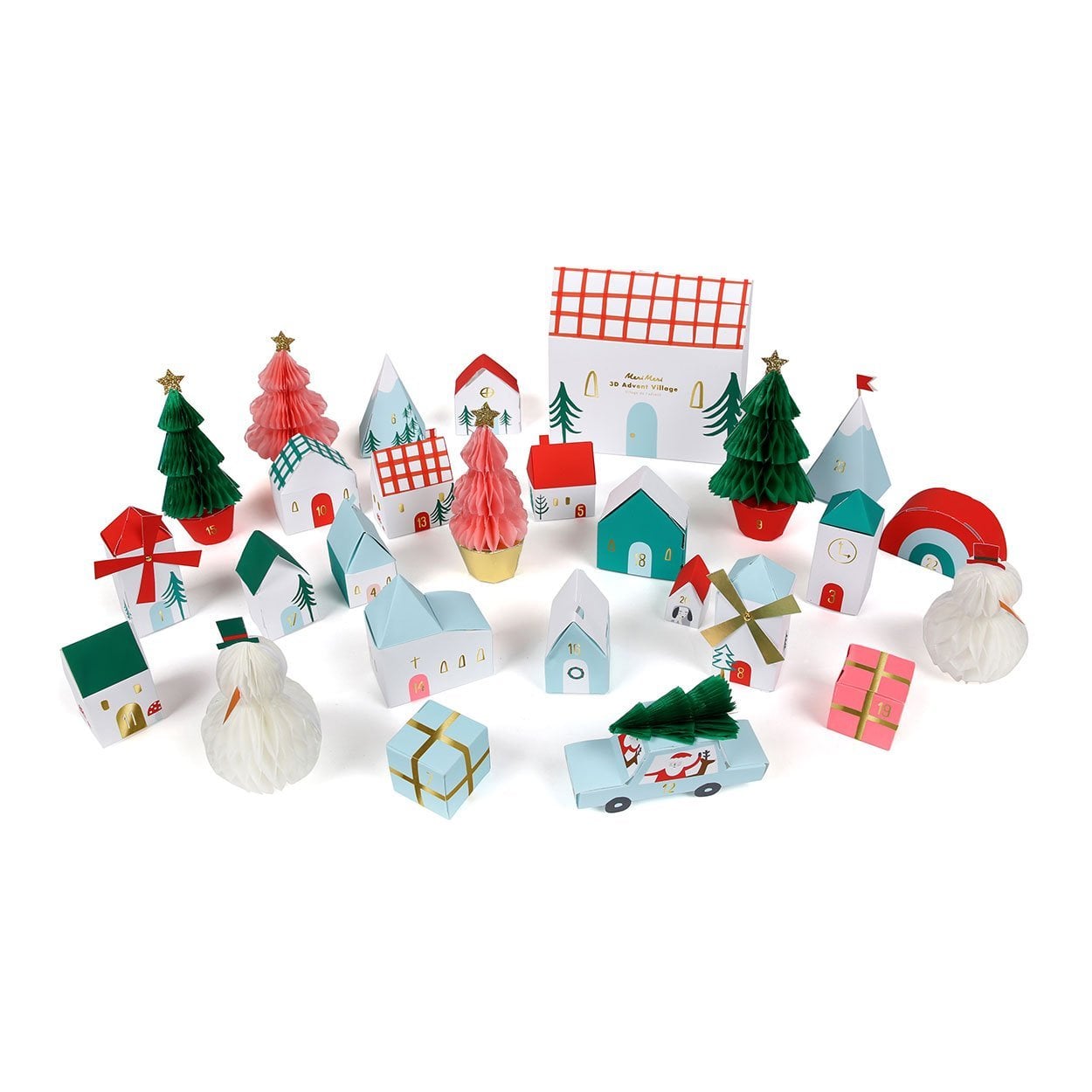 Christmas Honeycomb Advent Village 18 Of The Cutest Kid Friendly