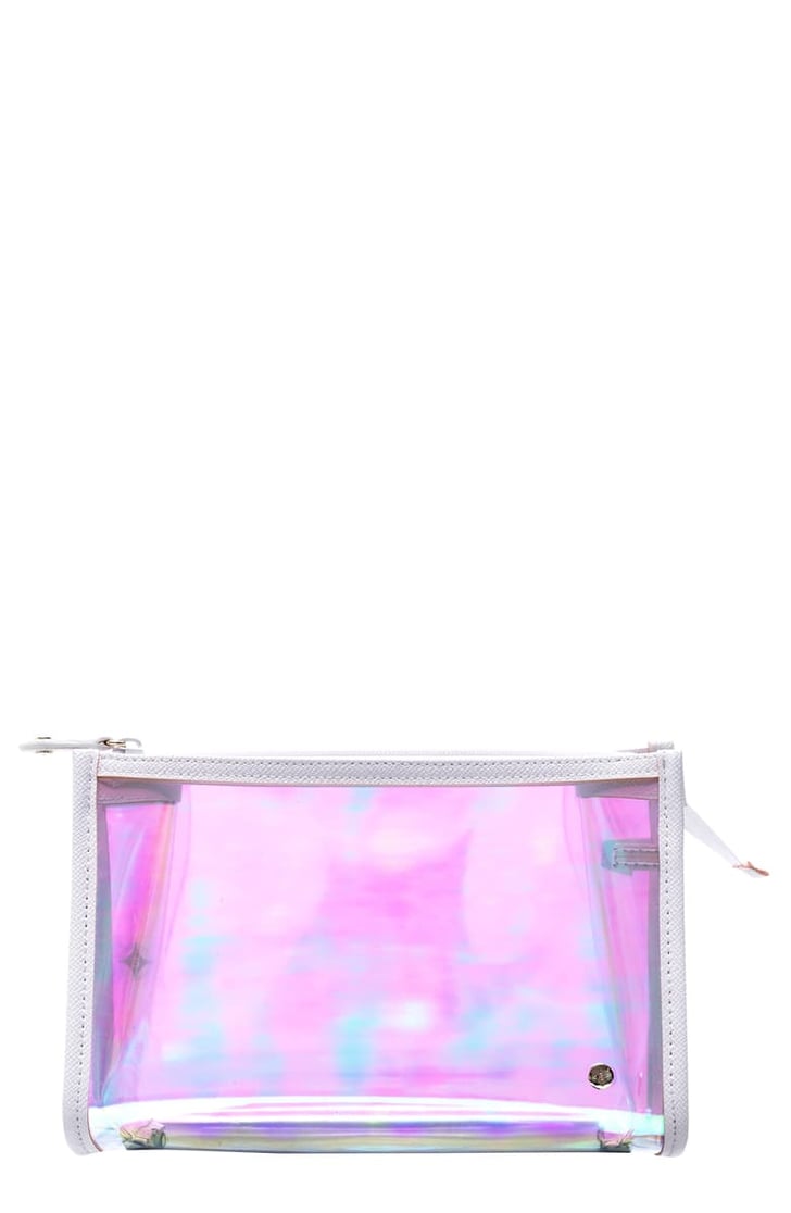 Stephanie Johnson Miami Medium Zip Closure Cosmetics Case Best Clear