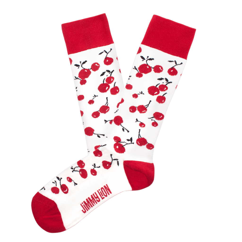 HVN x Jimmy Lion Watercolor Cherry Socks
