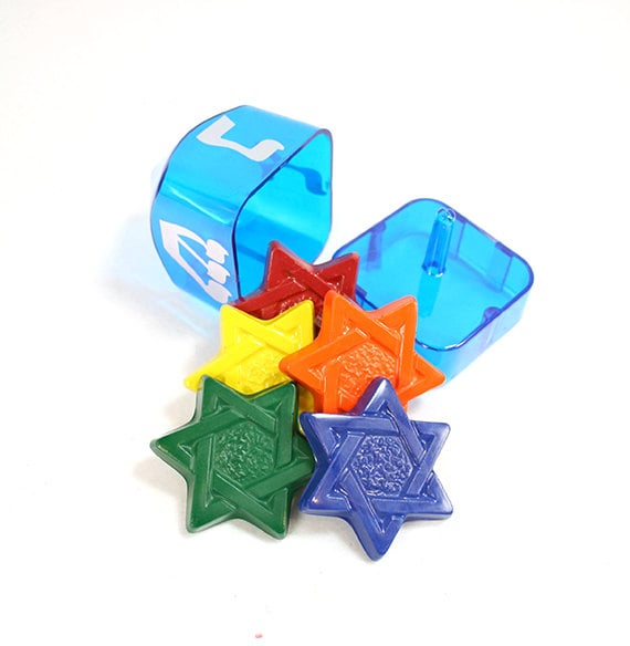 Dreidel Crayons
