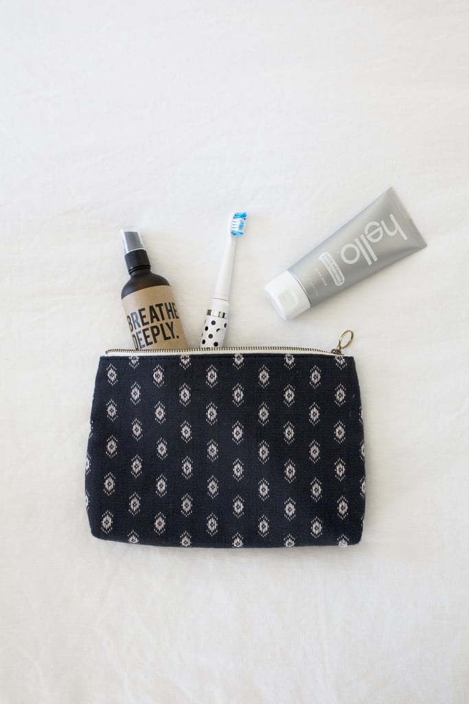 Sample Size: Before you travel, ask your skin care specialist for samples of your favorite beauty products. The smaller sizes are carry-on approved and won't take up much space in your bag.
Drugstore Solutions: Support your versatile clothing items with simple drugstore tools.
    If you're planning to wear an item more than once on your trip, pack a Tide to Go stick. Spills happen, even for the most well-mannered women.
Double-sided tape not only keeps a low-cut dress in place, but it also helps to maximize your outfit options. Wear your favorite wide-leg pants with heels to dinner, then use the adhesive to temporarily cuff the hem so you can pair them with flats for a day of sightseeing.  
Take your plunging, date-night blouse from a romantic evening to a business meeting by using small safety pins to close the open neckline.