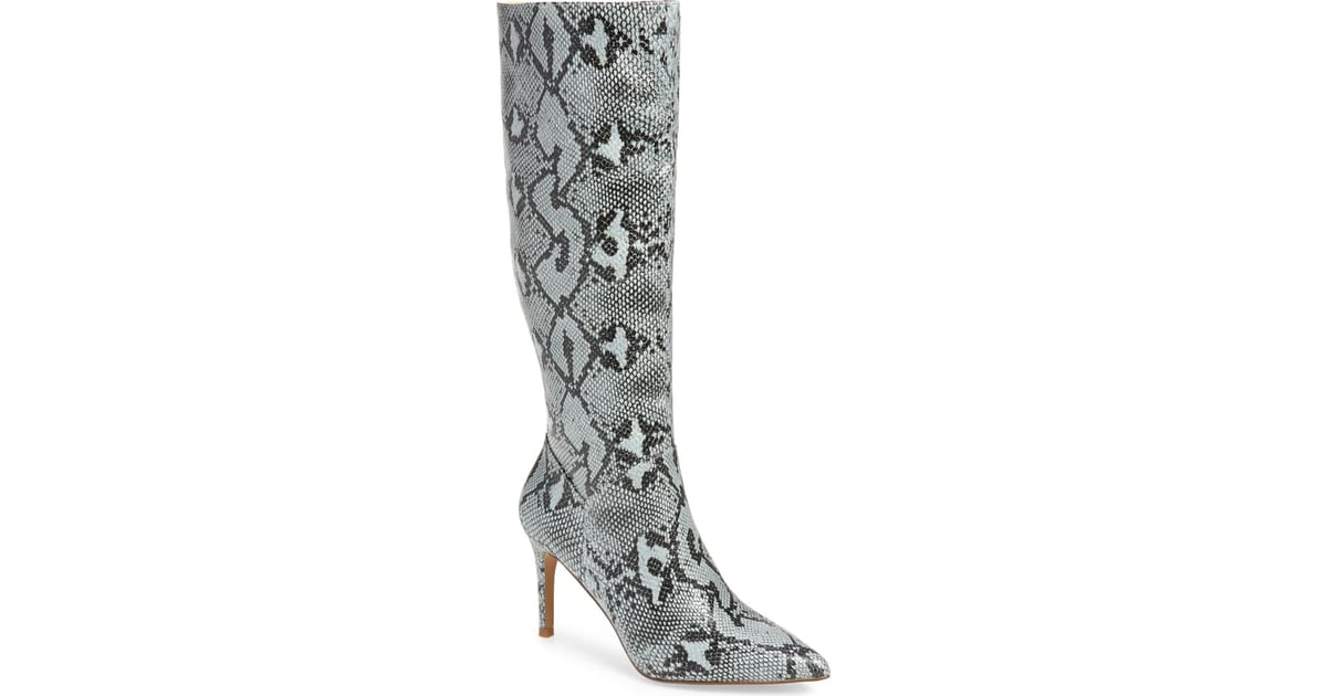 steve madden kinga embossed knee high boot