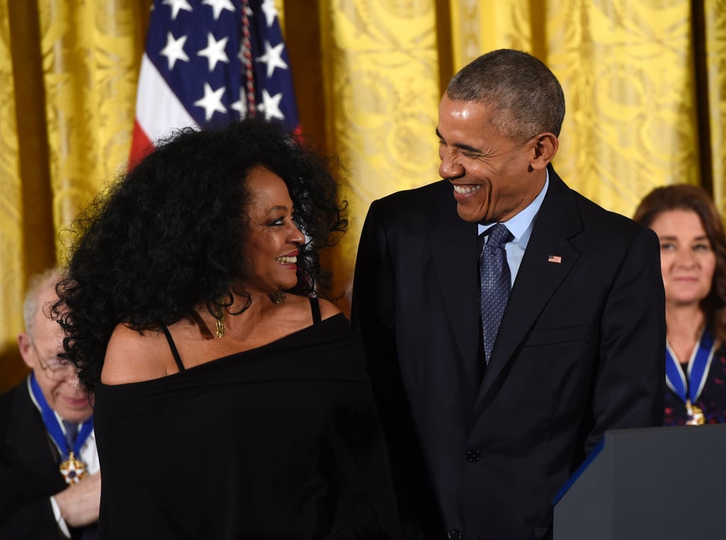 Barack and Michelle Obama at Medal of Freedom Ceremony 2016