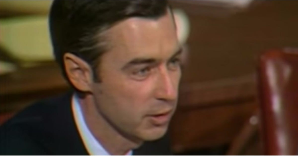 Mr. Rogers Speaking to the Senate Video POPSUGAR Smart Living