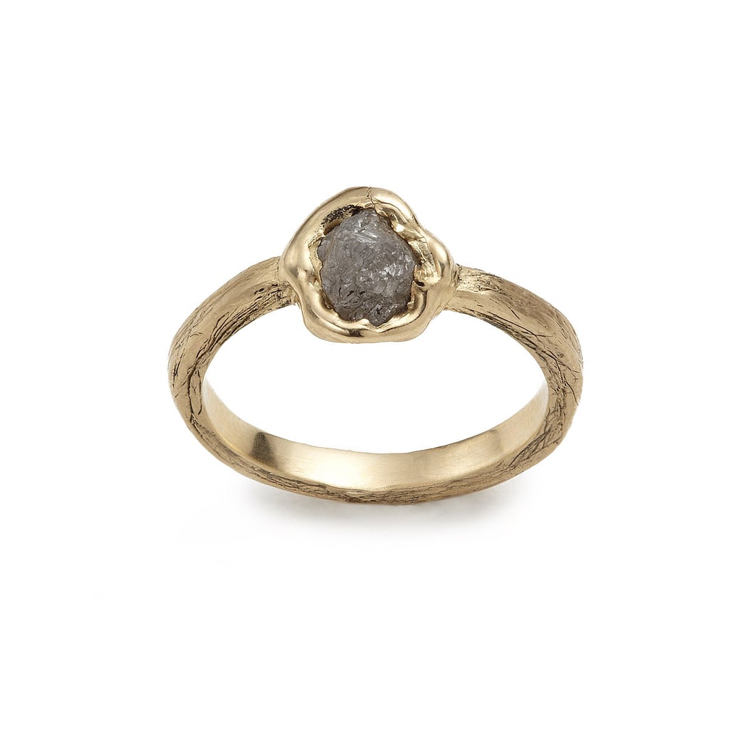 Rough Diamond Solitaire Ring ($695)