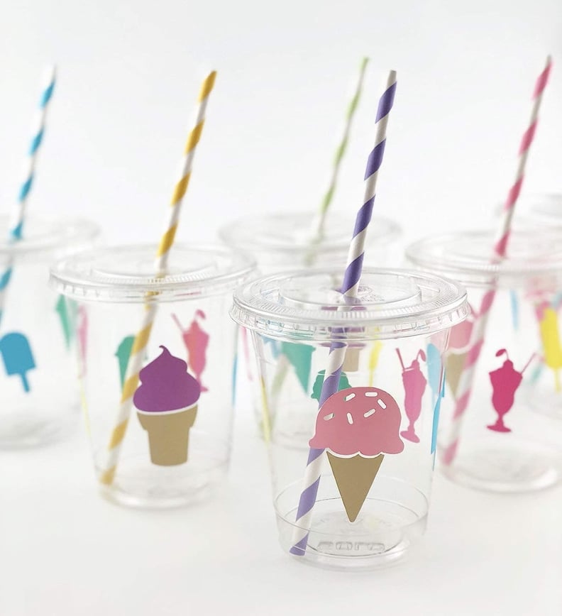 Plastic Party Cups With Straws