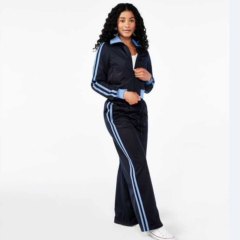 POPSUGAR at Kohl's Side-Stripe Crop Athletic Jacket and Pants