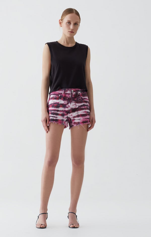 AGOLDE Tie Dye Shorts Feast Your Eyes on Everything Worth