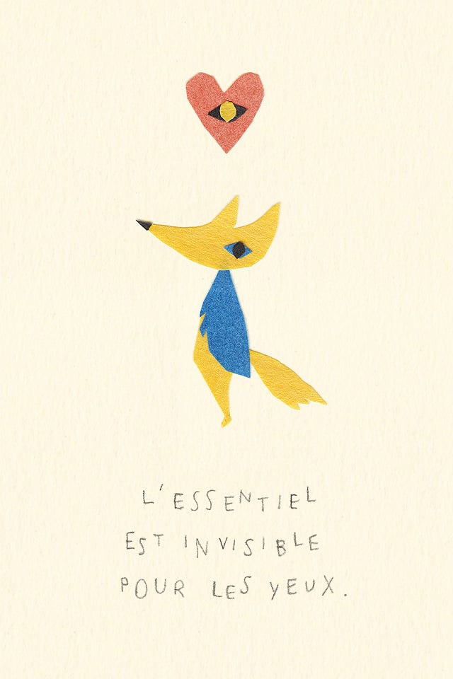Love this paper-cut version of the fox and his quote on ...