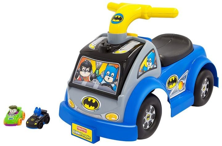 fisher price dc super friends ride on