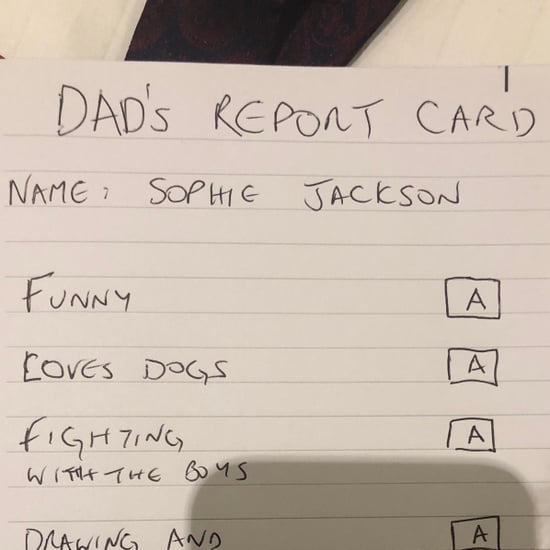 Dad's Report Card For Daughter With Autism