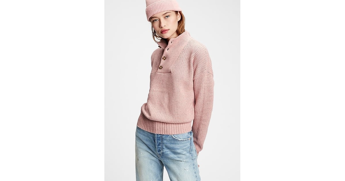 Gap Half Button Sweater 19 Gap Sweaters We re Layering Up With