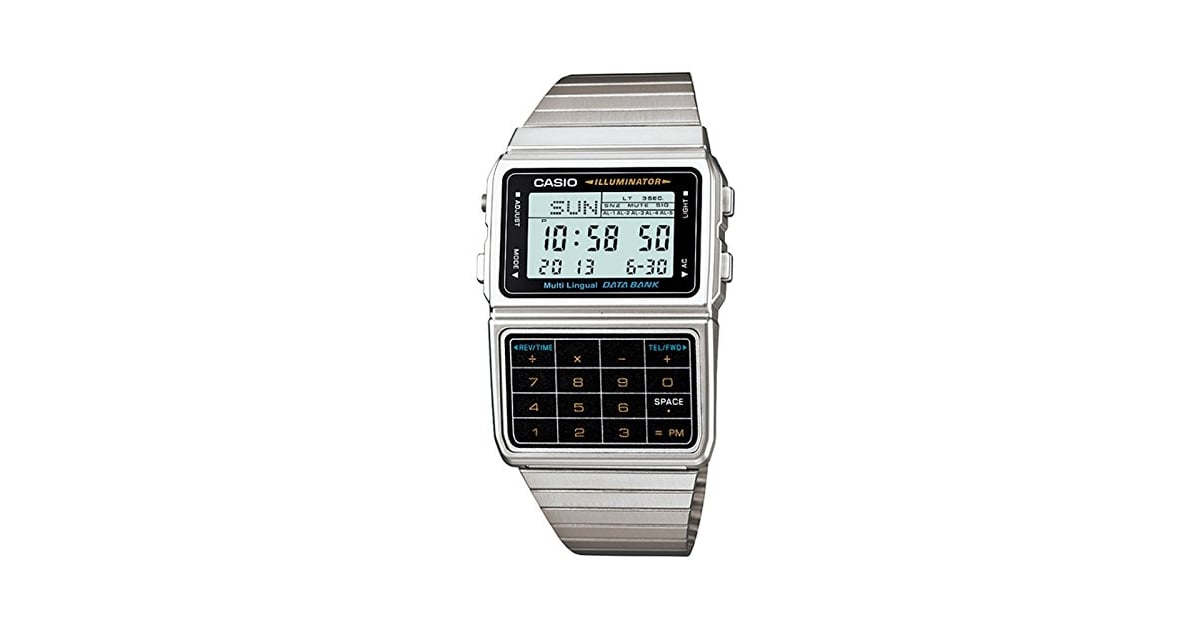 Casio Men S Silver Tone 25 Memory Calculator Watch 12 Cool New