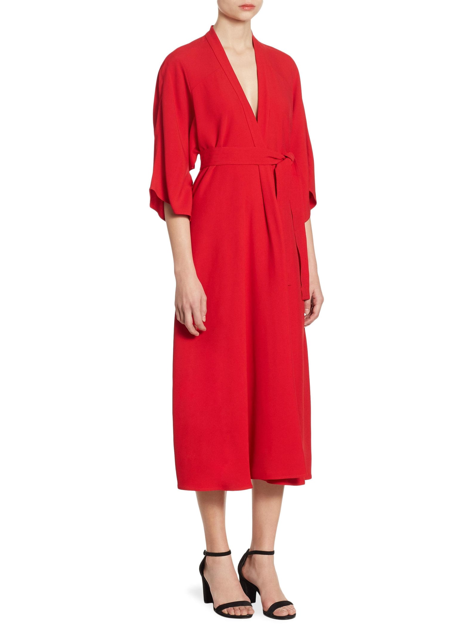Victoria Beckham Red Dress Spring 2018 Collection | POPSUGAR Fashion