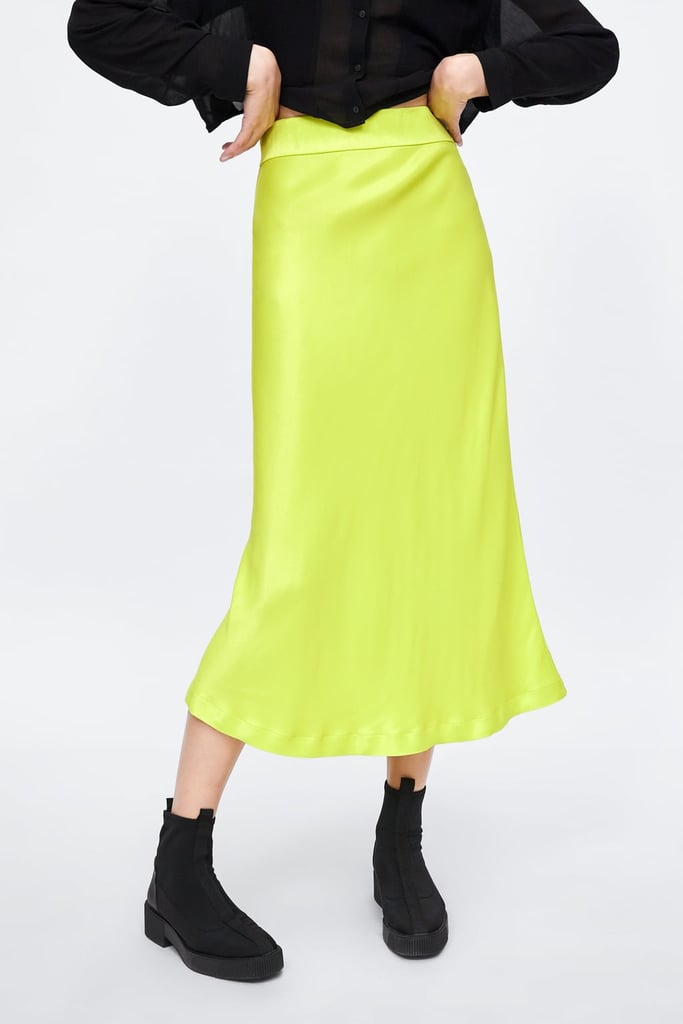 Zara Satin Skirt