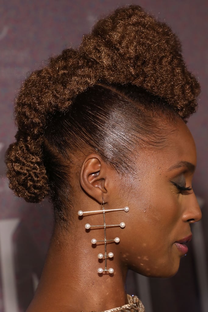 Issa Rae's Pompadour Hairstyle