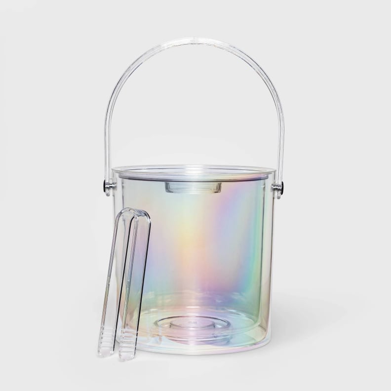 Sun Squad 3.1qt Plastic Iridescent Ice Bucket