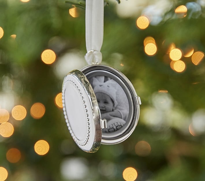 Baby's First Christmas Locket Ornament