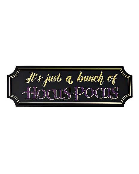 Just A Bunch Of Hocus Pocus Sign Decoration Hocus Pocus Halloween Collection Popsugar Love 9006