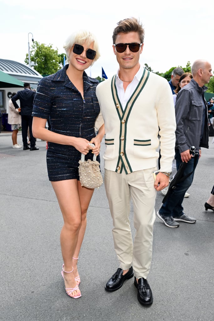 Pixie Lott and Oliver Cheshire at Wimbledon 2023