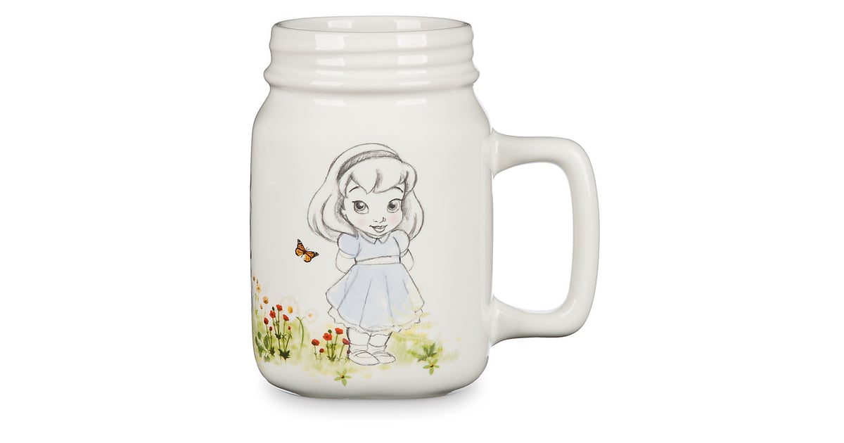 Disney Animators' Collection Mason Jar Ceramic Mug Best Kitchen and