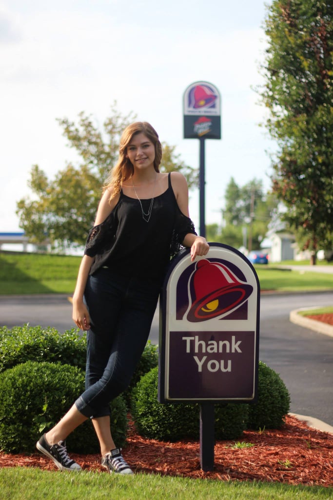 Student Takes Senior Portraits at Taco Bell