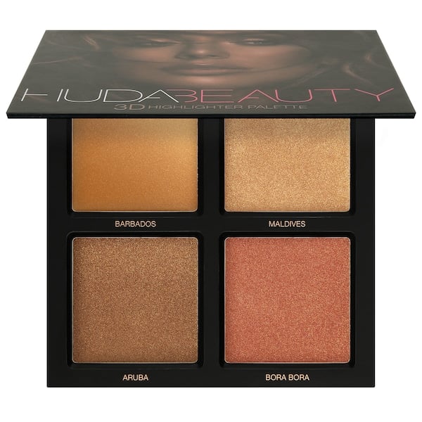 Huda Beauty 3D Cream and Powder Highlighter Palette