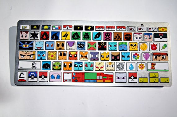 Pokémon Keyboard Decal