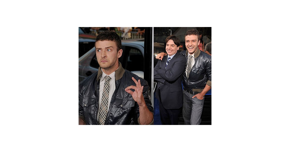 Photos of Justin Timberlake and Mike Myers at the LA Premiere of The