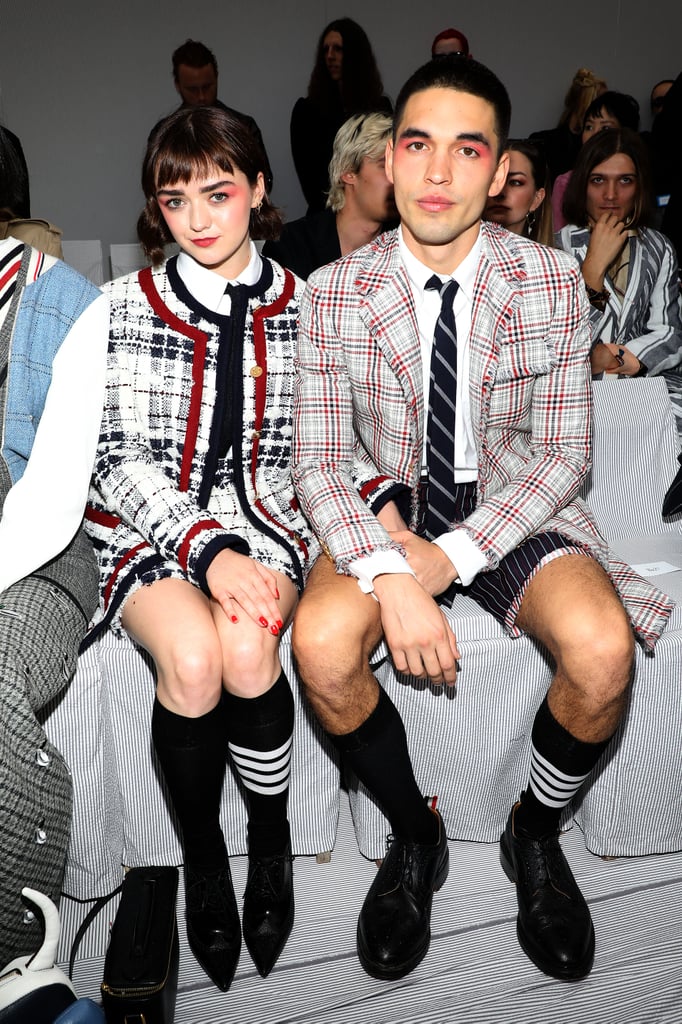 Maisie Williams and Her Boyfriend in Matching Eye Shadow