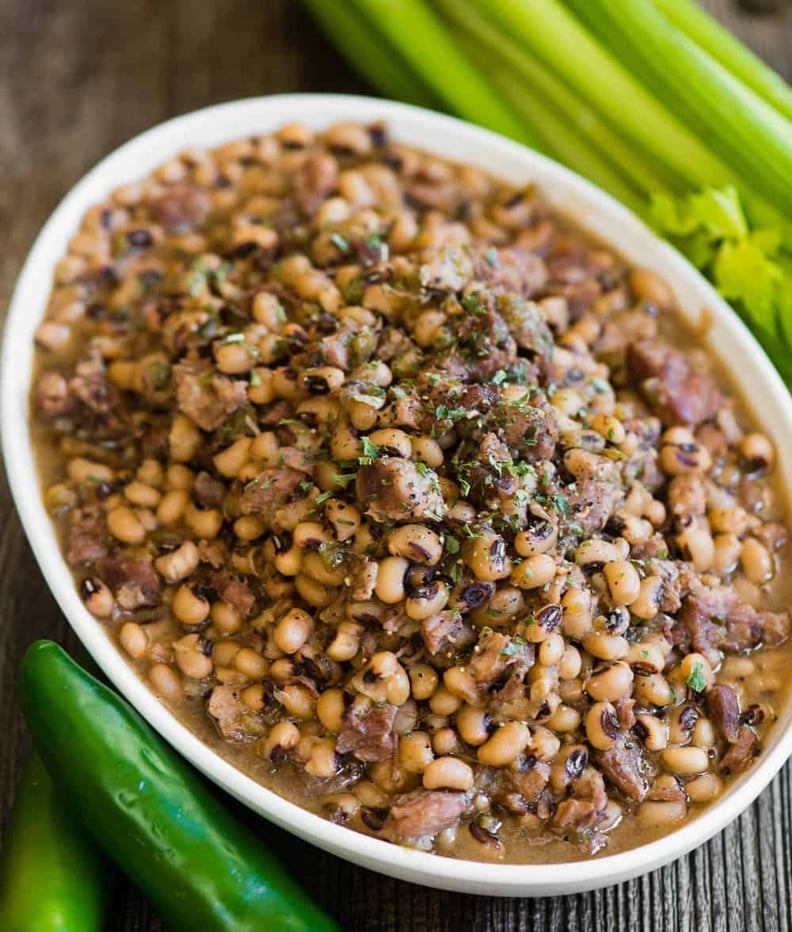 Black-Eyed Peas With Shredded Pork Roast