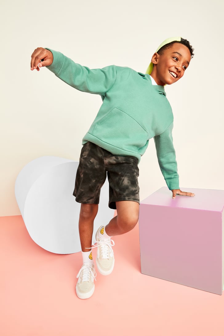 sweat shorts and hoodie set