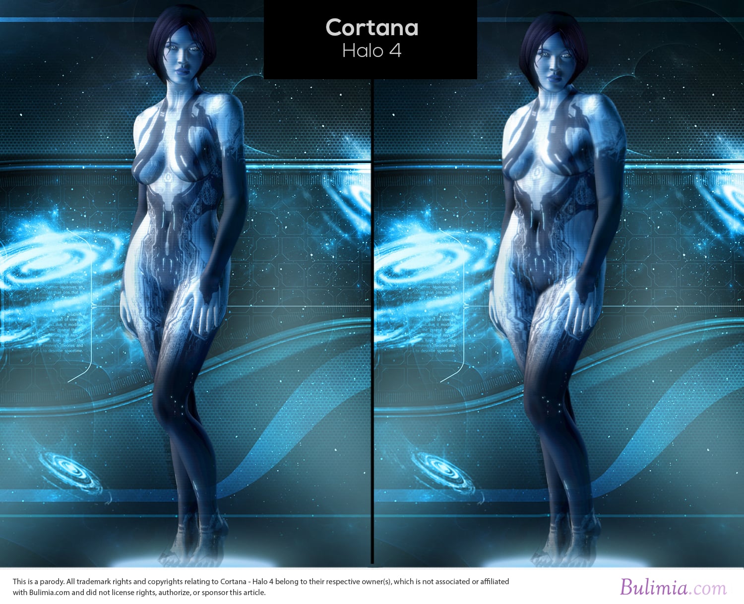 Halo Cortana Cartoon Porn Pregnant - Cortana â€“ Halo 4 | Video Game Illustration Showing Women With Real Bodies |  POPSUGAR Tech Photo 3