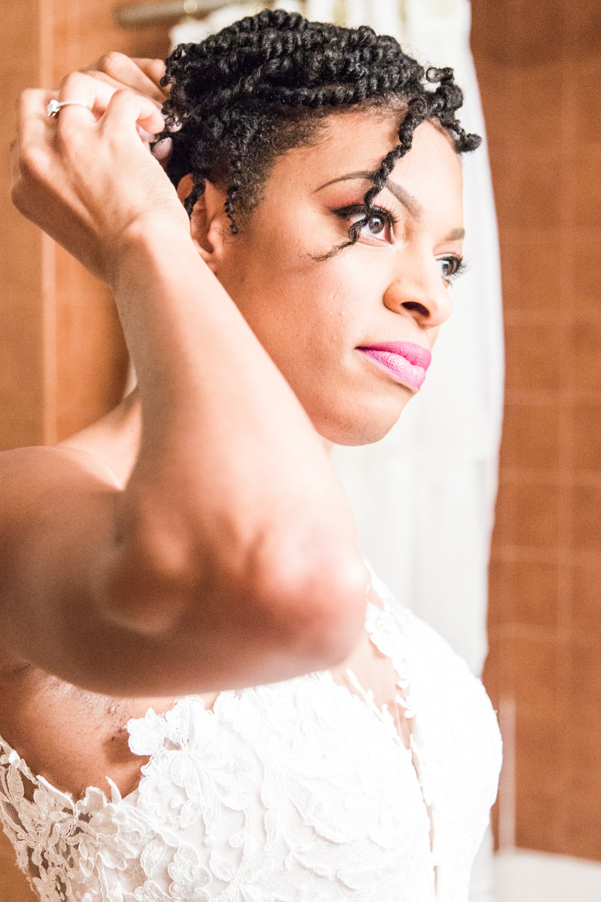 black brides with braids