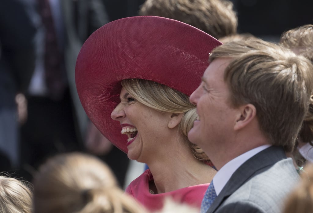 Queen Maxima of the Netherlands' Happy Faces