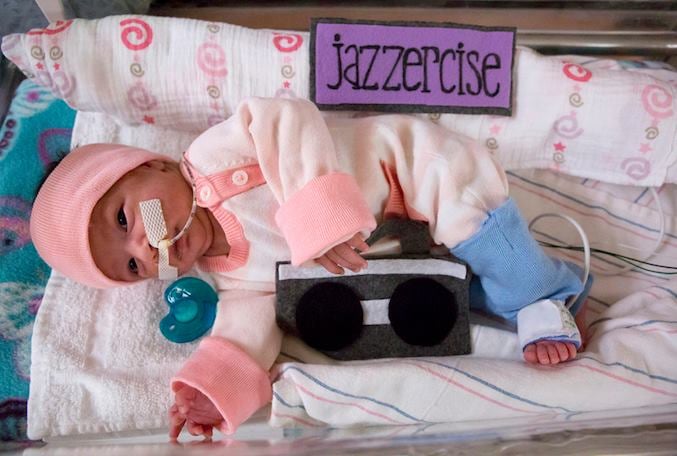 NICU Babies in Halloween Costumes 2016