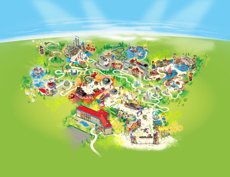 Legoland new york map store