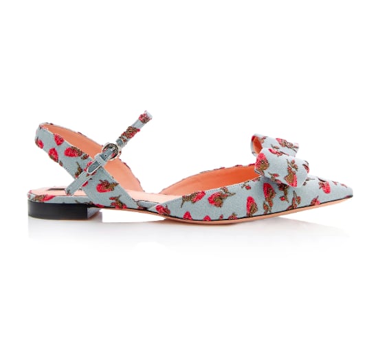 Rochas Flower Bud Pointed Flats