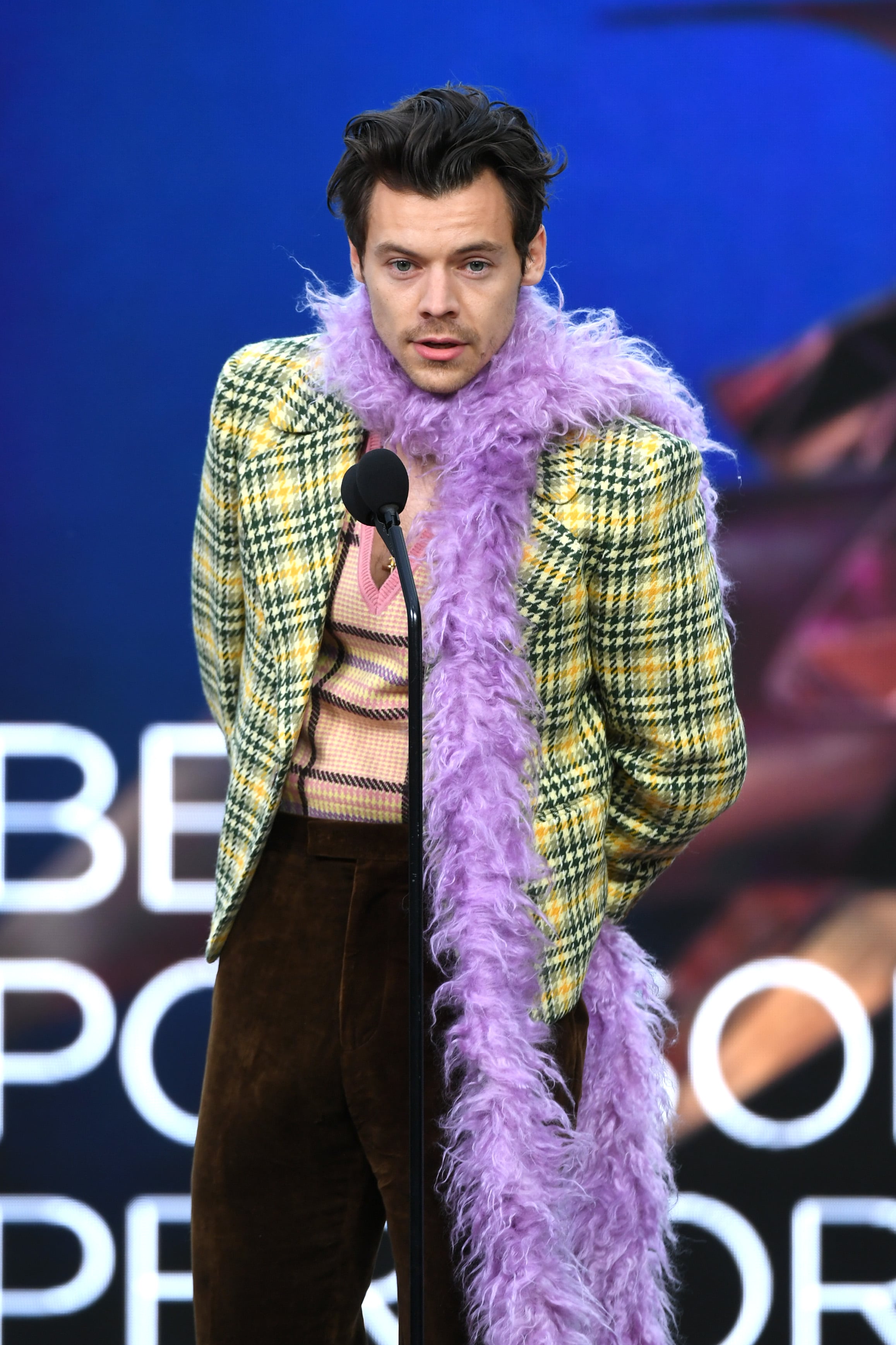 Why the feather boa is making a fashion comeback, thanks to Harry