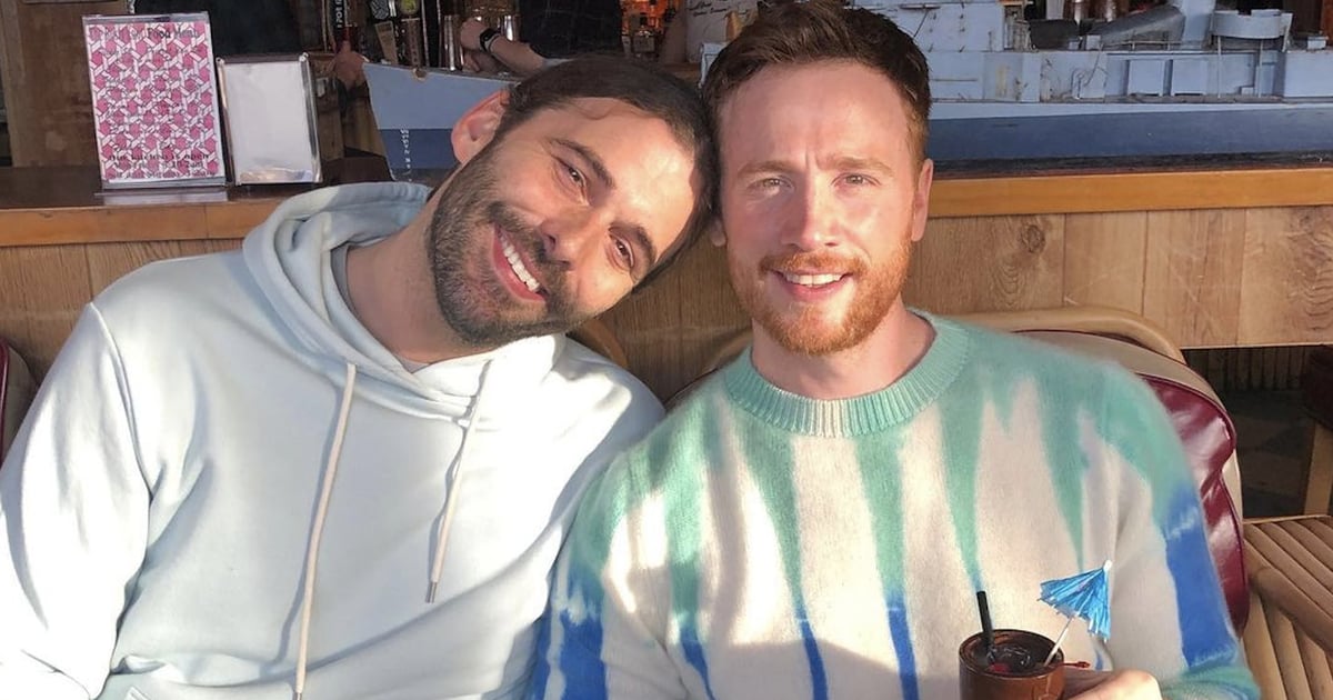 Jonathan Van Ness with sweet, Husband Mark Peacock 