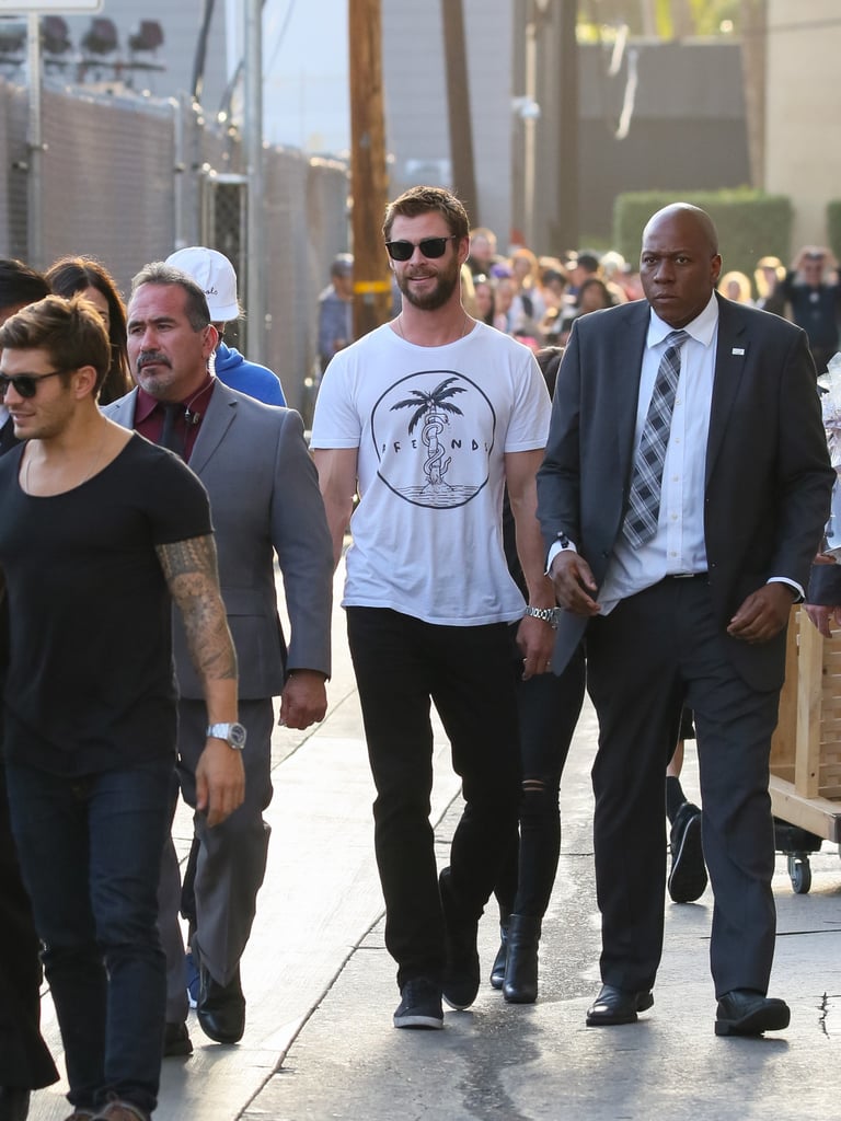 Chris Hemsworth Out in LA April 2016