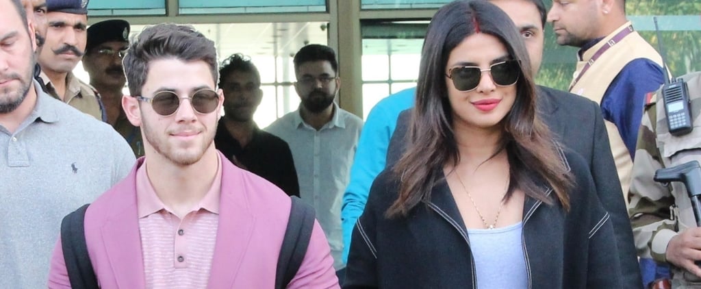 Priyanka Chopra's Denim Suit With Nick Jonas