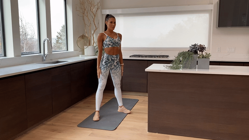 Superset 1, Exercise 1: Sumo Double-Pulse Squat