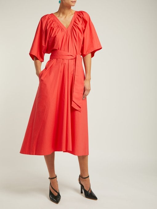 Merlette Lante Tie-Waist Cotton Dress