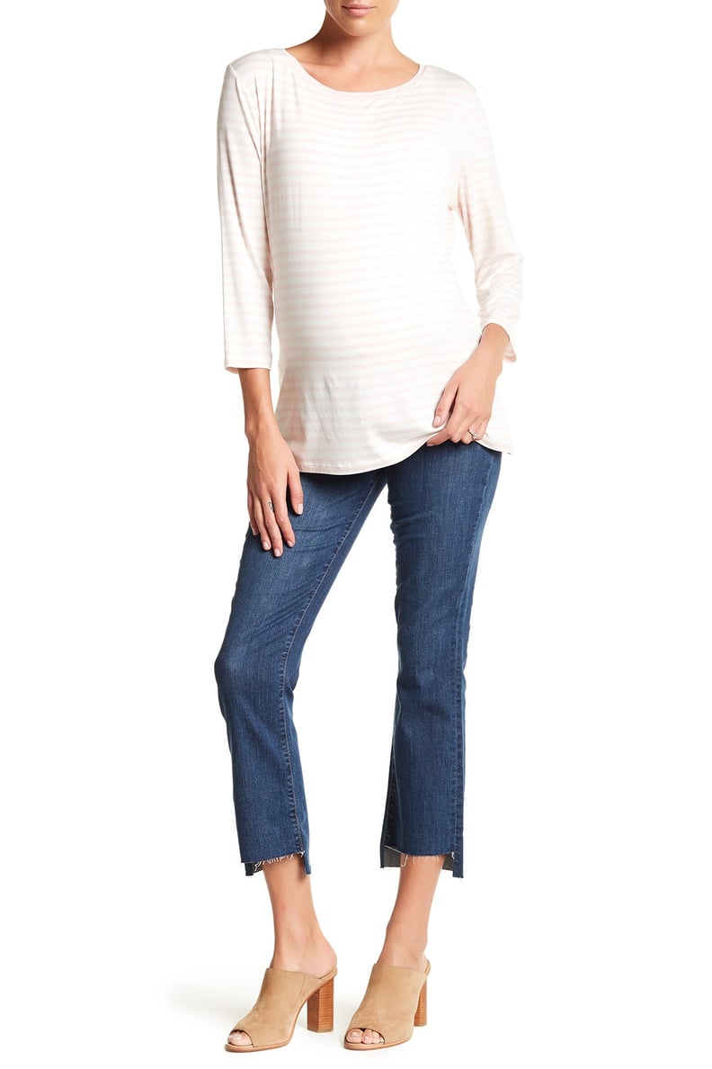 Paige Riley Maternity Cropped Jeans