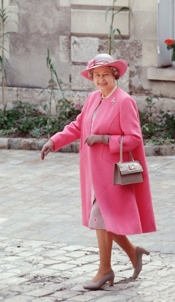 Queen Elizabeth II in Blois, France in 1992