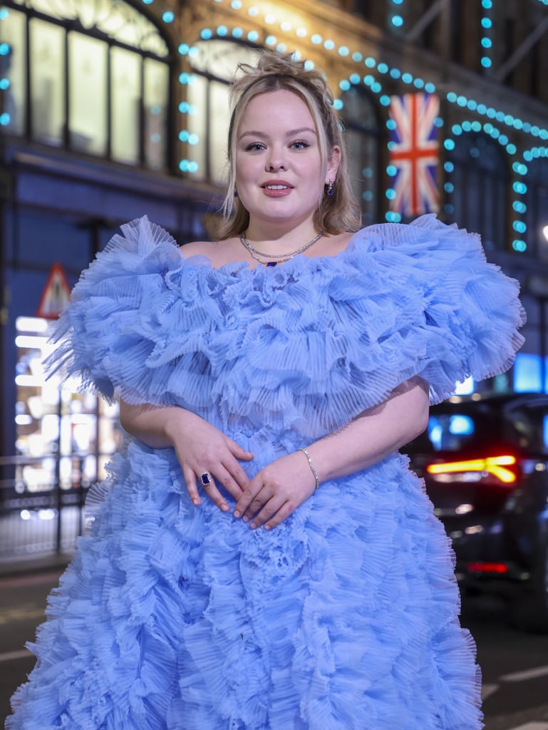 Nicola Coughlan Wows in Blue Tulle Dress