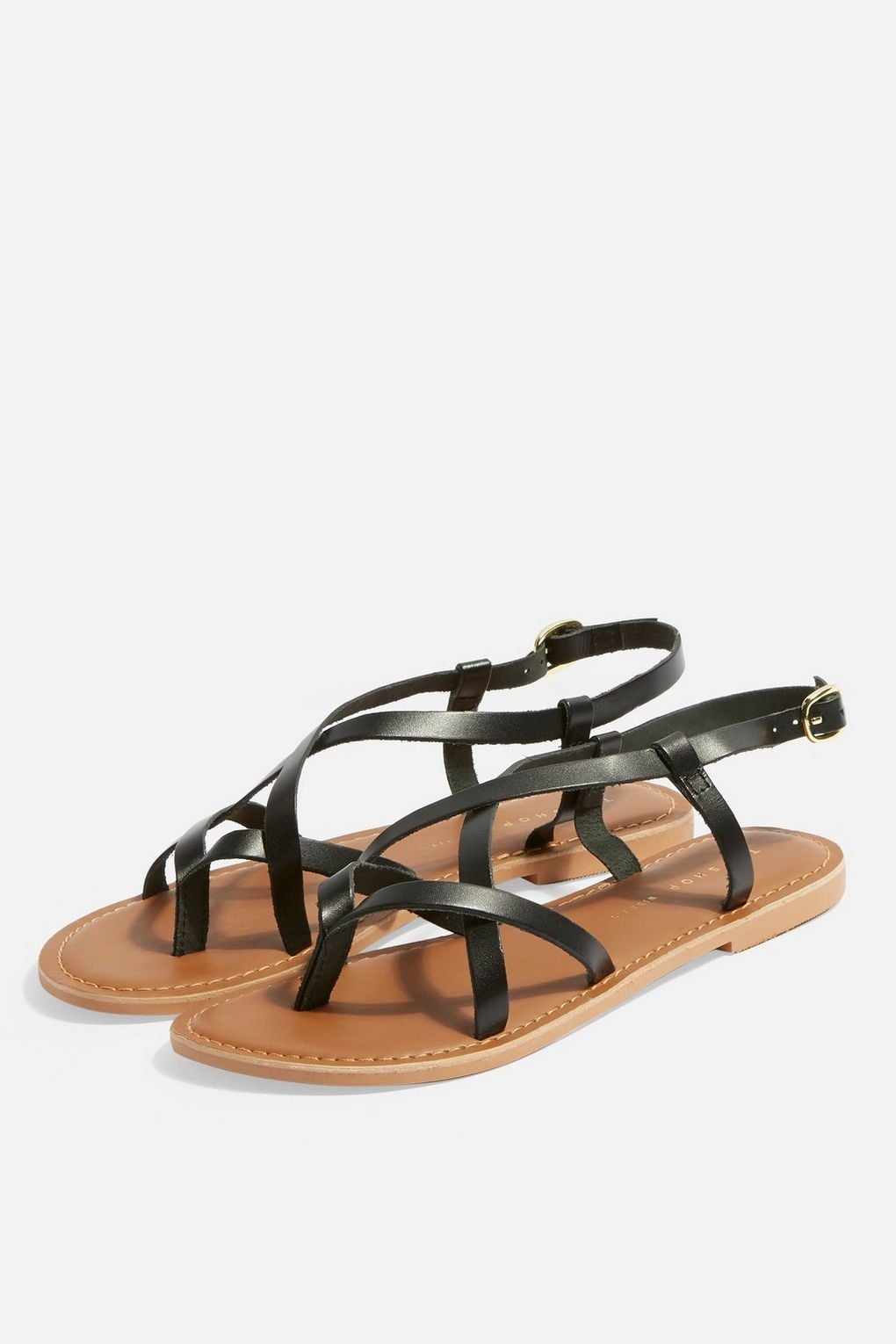 Topshop black discount sandals flat